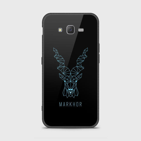 Samsung Galaxy J7 2015 Cover - Markhor Series - HQ Ultra Shine Premium Infinity Glass Soft Silicon Borders Case