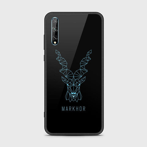 Huawei Y8p Cover - Markhor Series - HQ Ultra Shine Premium Infinity Glass Soft Silicon Borders Case