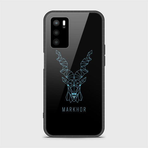 Oppo A16 Cover - Markhor Series - HQ Ultra Shine Premium Infinity Glass Soft Silicon Borders Case