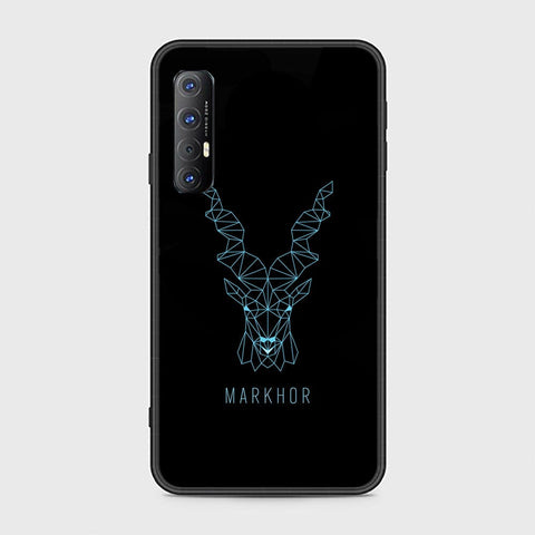 Oppo Reno 3 Pro 5G Cover - Markhor Series - HQ Ultra Shine Premium Infinity Glass Soft Silicon Borders Case