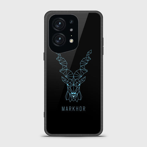 Oppo Find X5 Pro Cover - Markhor Series - HQ Ultra Shine Premium Infinity Glass Soft Silicon Borders Case