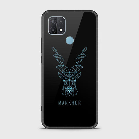 Oppo A15 Cover - Markhor Series - HQ Ultra Shine Premium Infinity Glass Soft Silicon Borders Case