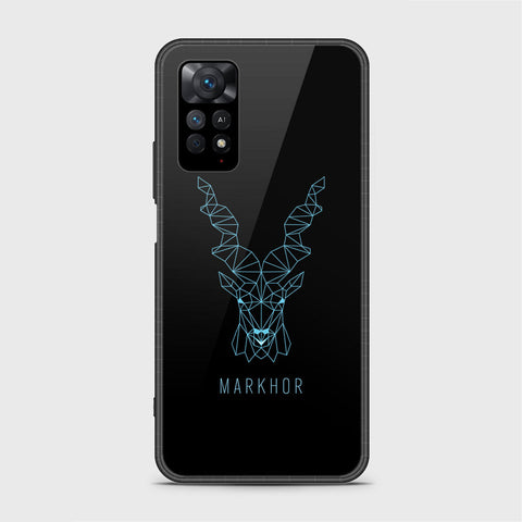 Xiaomi Redmi Note 11S Cover - Markhor Series - HQ Ultra Shine Premium Infinity Glass Soft Silicon Borders Case