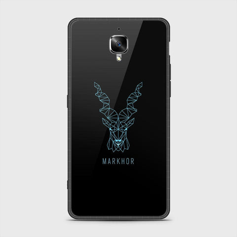 OnePlus 3 Cover - Markhor Series - HQ Ultra Shine Premium Infinity Glass Soft Silicon Borders Case