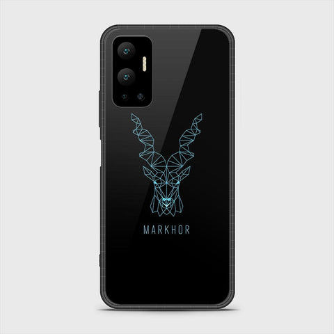 Infinix Hot 12 Cover - Markhor Series - HQ Ultra Shine Premium Infinity Glass Soft Silicon Borders Case
