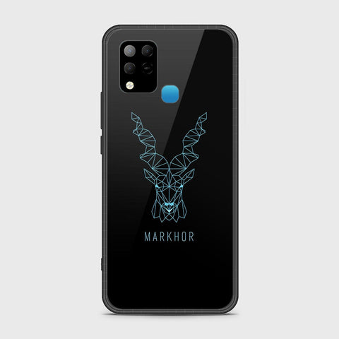 Infinix Hot 10s Cover - Markhor Series - HQ Ultra Shine Premium Infinity Glass Soft Silicon Borders Case
