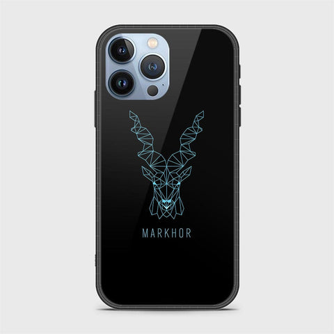 iPhone 14 Pro Max Cover - Markhor Series - HQ Ultra Shine Premium Infinity Glass Soft Silicon Borders Case