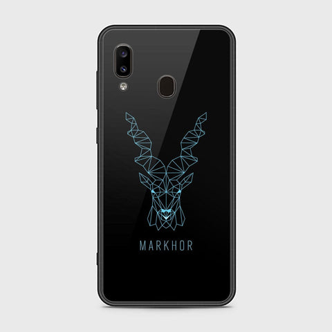 Samsung Galaxy A30 Cover - Markhor Series - HQ Ultra Shine Premium Infinity Glass Soft Silicon Borders Case
