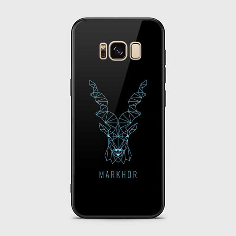 Samsung Galaxy S8 Cover - Markhor Series - HQ Ultra Shine Premium Infinity Glass Soft Silicon Borders Case