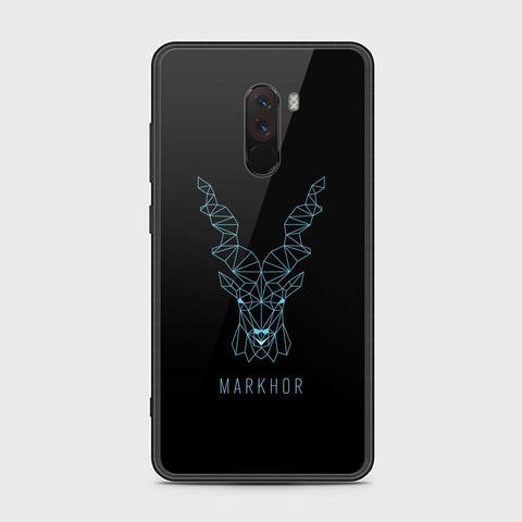 Xiaomi Pocophone F1 Cover - Markhor Series - HQ Ultra Shine Premium Infinity Glass Soft Silicon Borders Case