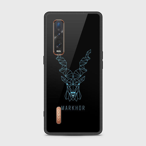 Oppo Find X2 Pro Cover - Markhor Series - HQ Ultra Shine Premium Infinity Glass Soft Silicon Borders Case