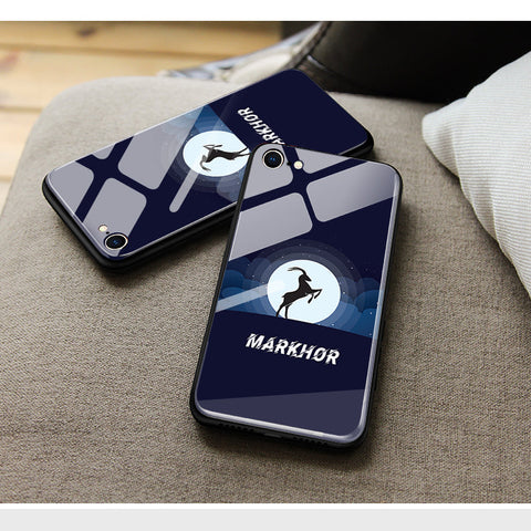 Oppo F15 Cover- Markhor Series - HQ Ultra Shine Premium Infinity Glass Soft Silicon Borders Case