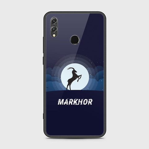 Huawei Honor 8X Cover - Markhor Series - HQ Ultra Shine Premium Infinity Glass Soft Silicon Borders Case