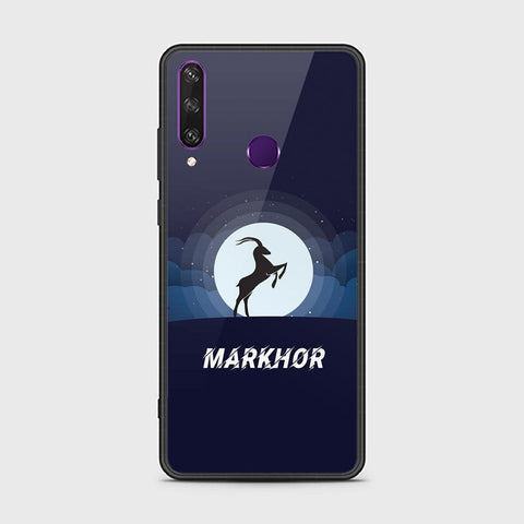 Huawei Y6p Cover - Markhor Series - HQ Ultra Shine Premium Infinity Glass Soft Silicon Borders Case