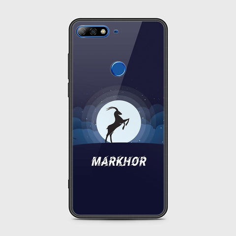 Huawei Y7 Prime 2018 Cover - Markhor Series - HQ Ultra Shine Premium Infinity Glass Soft Silicon Borders Case