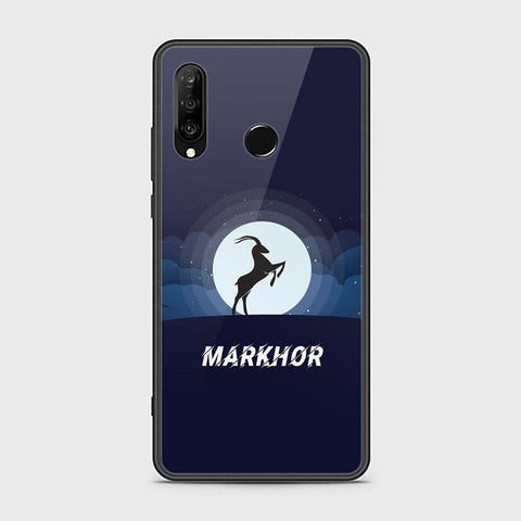 Huawei P30 lite Cover - Markhor Series - HQ Ultra Shine Premium Infinity Glass Soft Silicon Borders Case