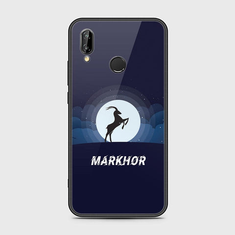 Huawei P20 Lite Cover - Markhor Series - HQ Ultra Shine Premium Infinity Glass Soft Silicon Borders Case