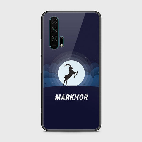 Honor 20 Pro Cover - Markhor Series - HQ Ultra Shine Premium Infinity Glass Soft Silicon Borders Case