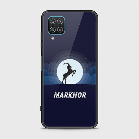 Samsung Galaxy A12 Cover - Markhor Series - HQ Ultra Shine Premium Infinity Glass Soft Silicon Borders Case