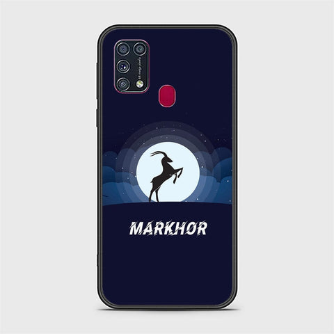 Samsung Galaxy M31 Cover - Markhor Series - HQ Ultra Shine Premium Infinity Glass Soft Silicon Borders Case