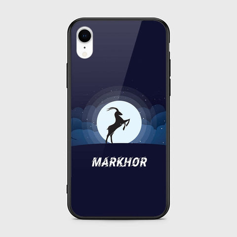 iPhone XR Cover - Markhor Series - HQ Ultra Shine Premium Infinity Glass Soft Silicon Borders Case