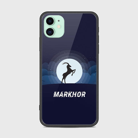 iPhone 11 Cover - Markhor Series - HQ Ultra Shine Premium Infinity Glass Soft Silicon Borders Case