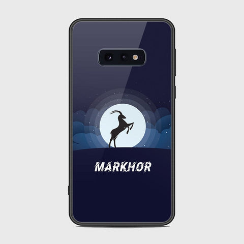 Samsung Galaxy S10e Cover - Markhor Series - HQ Ultra Shine Premium Infinity Glass Soft Silicon Borders Case