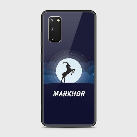 Samsung Galaxy S20 Cover - Markhor Series - HQ Ultra Shine Premium Infinity Glass Soft Silicon Borders Case