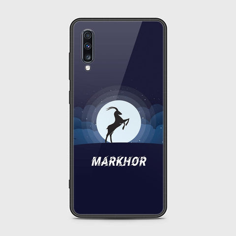 Samsung Galaxy A70 Cover - Markhor Series - HQ Ultra Shine Premium Infinity Glass Soft Silicon Borders Case