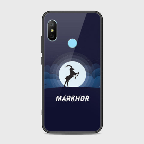Xiaomi Redmi Note 6 Pro Cover - Markhor Series - HQ Ultra Shine Premium Infinity Glass Soft Silicon Borders Case