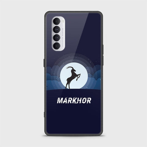 Oppo Reno 4 Pro Cover - Markhor Series - HQ Ultra Shine Premium Infinity Glass Soft Silicon Borders Case