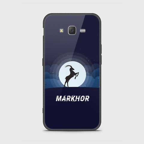 Samsung Galaxy J7 2015 Cover - Markhor Series - HQ Ultra Shine Premium Infinity Glass Soft Silicon Borders Case