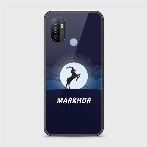 Oppo A53 Cover - Markhor Series - HQ Ultra Shine Premium Infinity Glass Soft Silicon Borders Case
