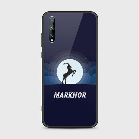 Huawei Y8p Cover - Markhor Series - HQ Ultra Shine Premium Infinity Glass Soft Silicon Borders Case