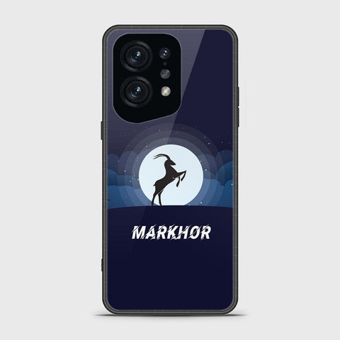 Oppo Find X5 Cover - Markhor Series - HQ Ultra Shine Premium Infinity Glass Soft Silicon Borders Case