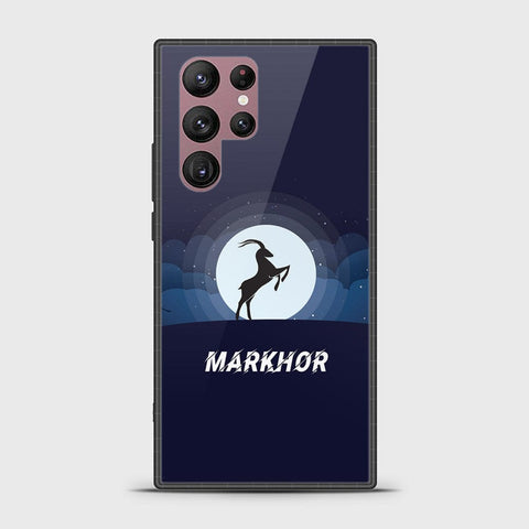 Samsung Galaxy S22 Ultra 5G Cover - Markhor Series - HQ Ultra Shine Premium Infinity Glass Soft Silicon Borders Case