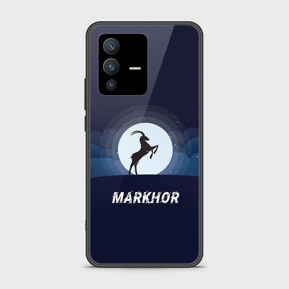 Vivo V23 5G Cover - Markhor Series - HQ Ultra Shine Premium Infinity Glass Soft Silicon Borders Case (Fast Delivery)(W)