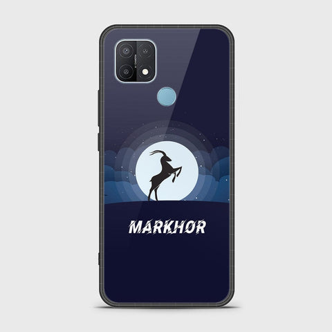 Oppo A15 Cover - Markhor Series - HQ Ultra Shine Premium Infinity Glass Soft Silicon Borders Case