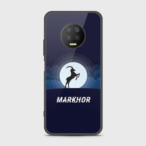 Infinix Note 7 Cover - Markhor Series - HQ Ultra Shine Premium Infinity Glass Soft Silicon Borders Case