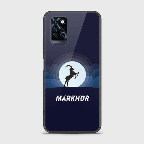 Infinix Note 10 Pro Cover - Markhor Series - HQ Ultra Shine Premium Infinity Glass Soft Silicon Borders Case