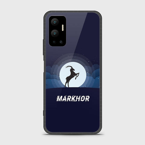 Infinix Hot 12 Cover - Markhor Series - HQ Ultra Shine Premium Infinity Glass Soft Silicon Borders Case