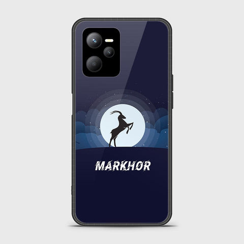 Realme C35 Cover - Markhor Series - HQ Ultra Shine Premium Infinity Glass Soft Silicon Borders Case