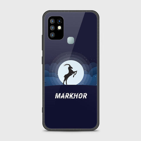 Infinix Hot 10 Cover - Markhor Series - HQ Ultra Shine Premium Infinity Glass Soft Silicon Borders Case