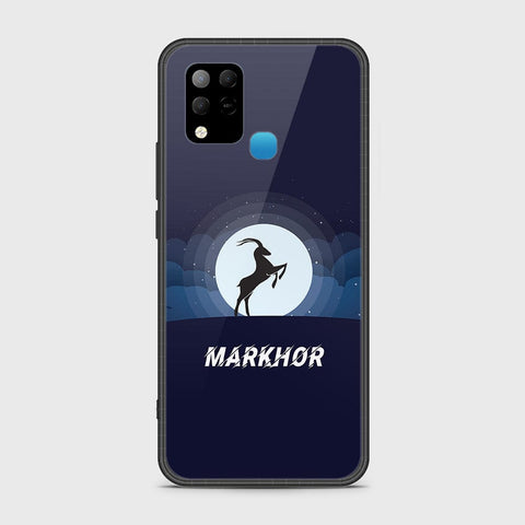 Infinix Hot 10s Cover - Markhor Series - HQ Ultra Shine Premium Infinity Glass Soft Silicon Borders Case