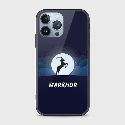 iPhone 14 Pro Max Cover - Markhor Series - HQ Ultra Shine Premium Infinity Glass Soft Silicon Borders Case