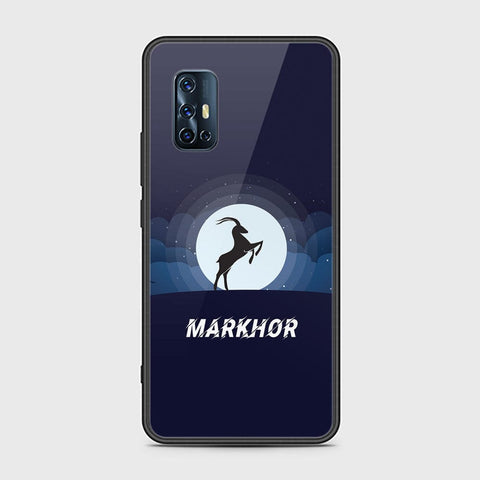 Vivo V17 Cover - Markhor Series - HQ Ultra Shine Premium Infinity Glass Soft Silicon Borders Case