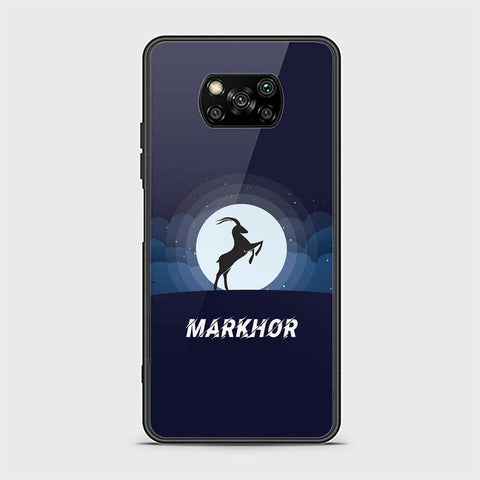 Xiaomi Poco X3 Cover - Markhor Series - HQ Ultra Shine Premium Infinity Glass Soft Silicon Borders Case