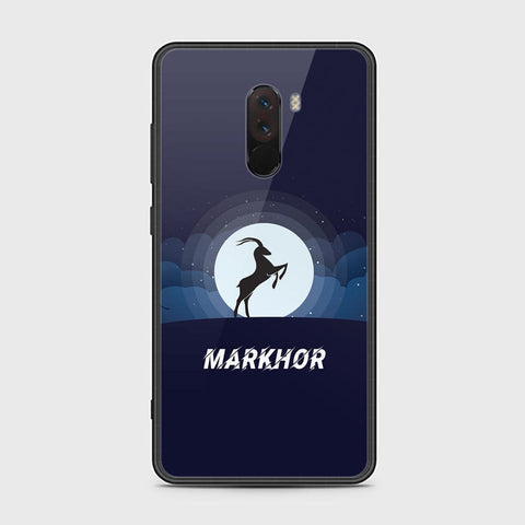 Xiaomi Pocophone F1 Cover - Markhor Series - HQ Ultra Shine Premium Infinity Glass Soft Silicon Borders Case