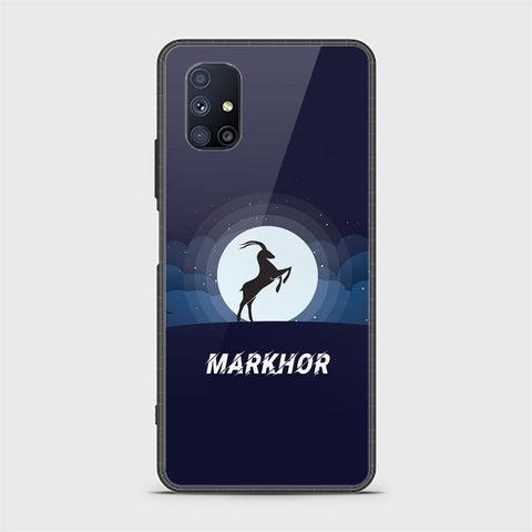 Samsung Galaxy M51 Cover - Markhor Series - HQ Ultra Shine Premium Infinity Glass Soft Silicon Borders Case