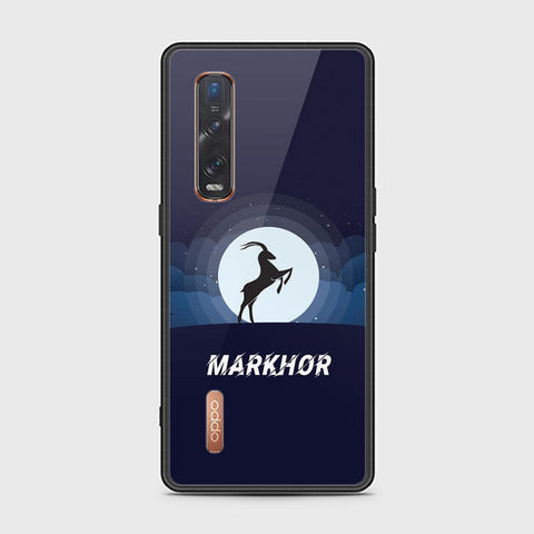 Oppo Find X2 Pro Cover - Markhor Series - HQ Ultra Shine Premium Infinity Glass Soft Silicon Borders Case